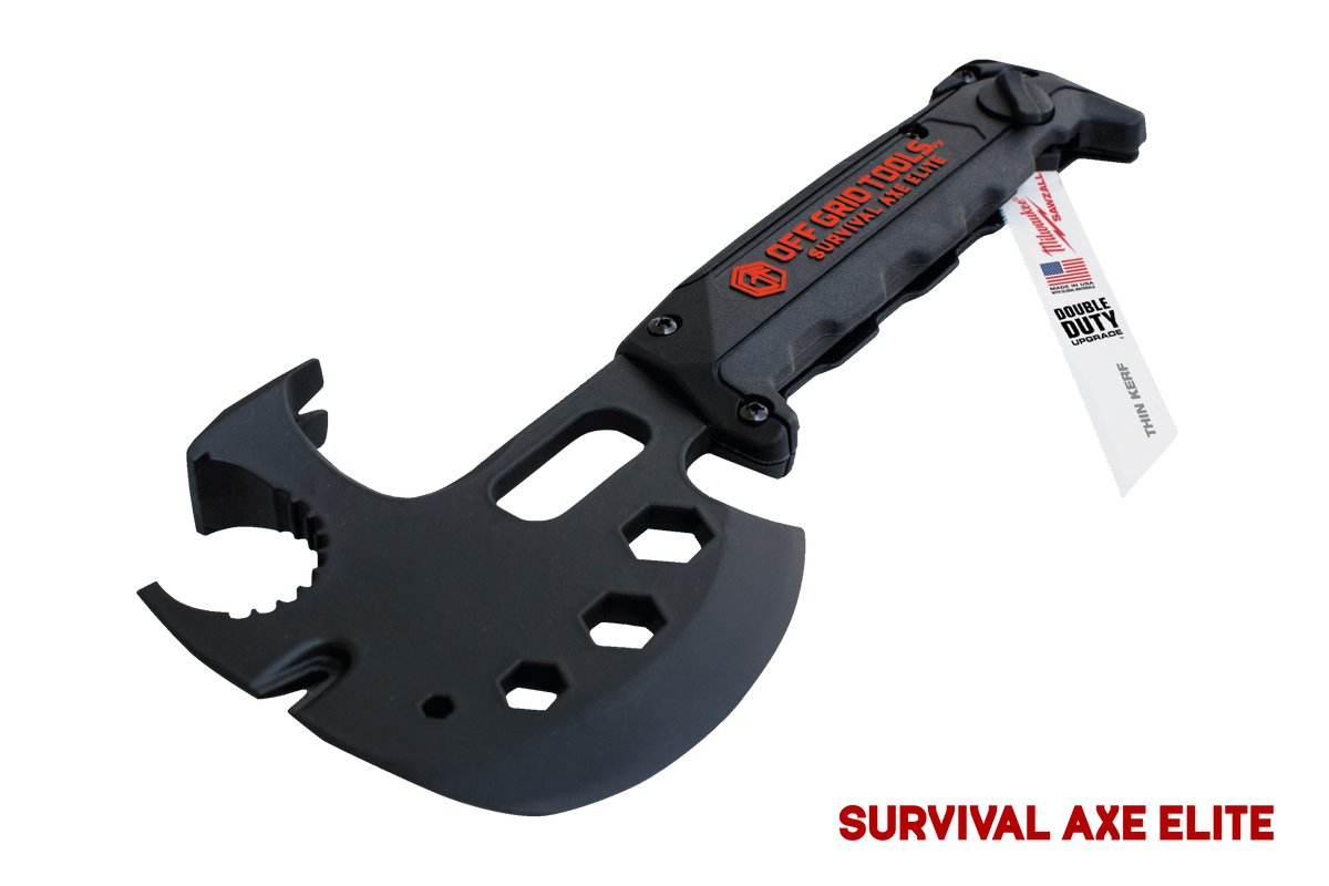 OGT PRO Survival Axe Elite Black Pro Off Grid Tools