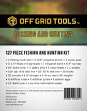 OGT Survival Axe + Nylon Sheath + Fishing & Hunting Survival Kit